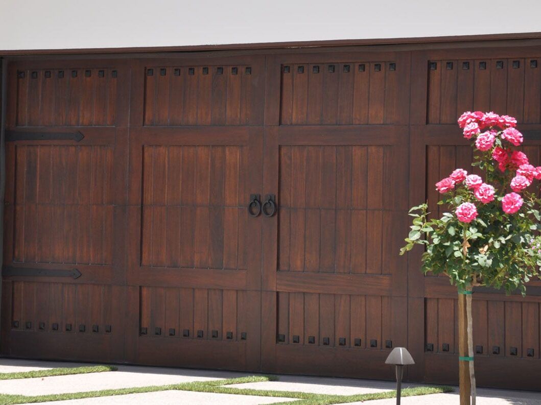 wood garage doors